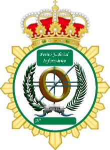 Distintivo perito judicial